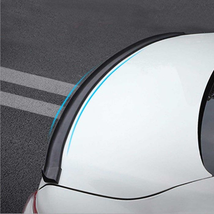 Универсален лип спойлер за багажник 155см - Черен.