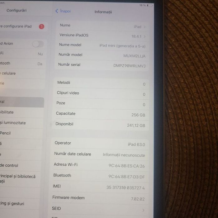 iPad mini 5 256gb Lte