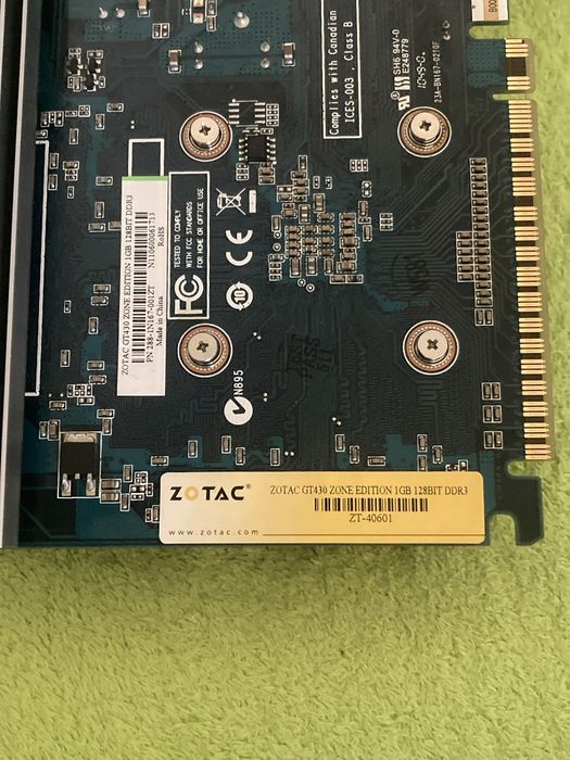 ZOTAC GeForce GT 430 1GB DDR3 128-bit | HDMI / DVI / DisplayPort