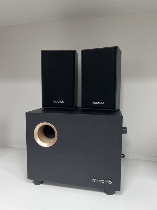 Колонки Microlab M-105 2.1 с сабвуфером для компьютера