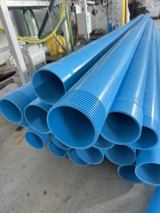 Țeavă albastră cu filet pentru foraje puțuri