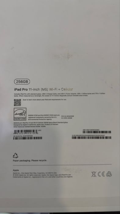 iPad Pro 11-inch M5 512GB + Cellular
