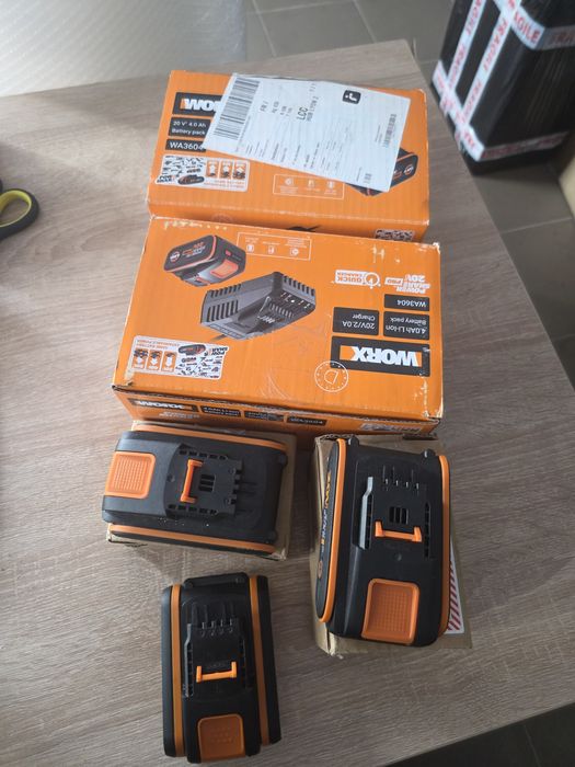 Acumulatori Worx 20V Li-Ion