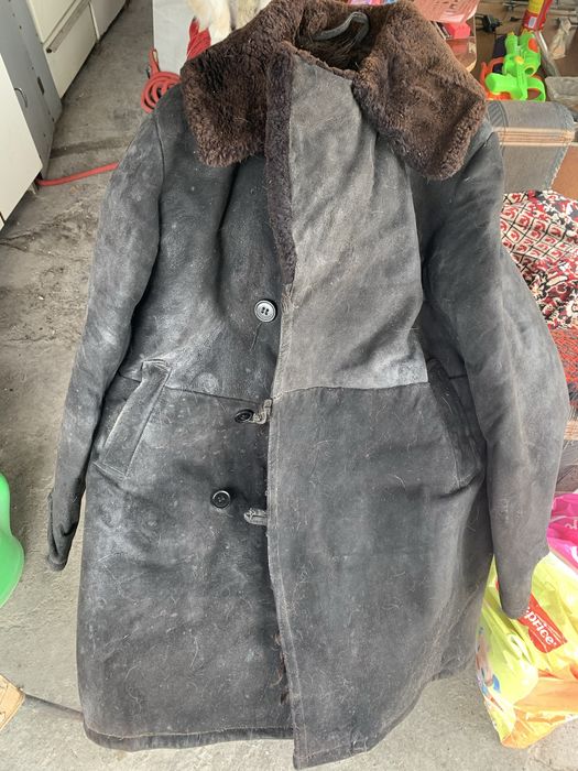 Тулуп СССР козлиный мех