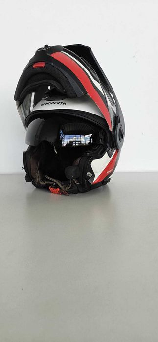 Casca moto Schuberth E1 Adventure + Intercom Sena | Marime L | 1000 lei NEGOCIABIL