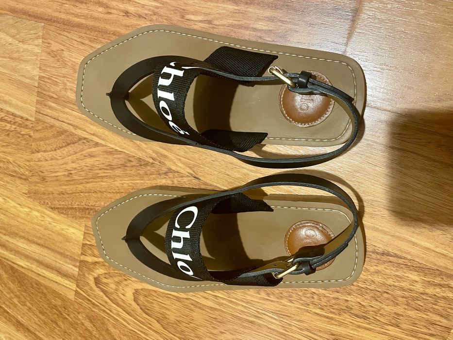 Sandale Chloe Whoody Logo Strap