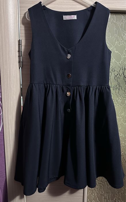 Школьный сарафан для девочки р.134-140