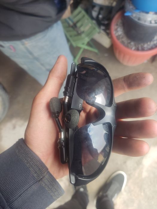 Наушники и ачки для велосипеда