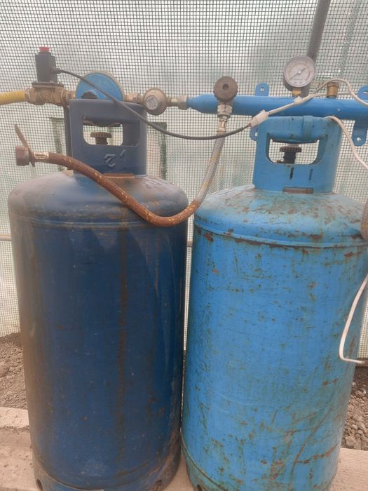 Buteli 60L si centralina pentru 2 buteli predare personală