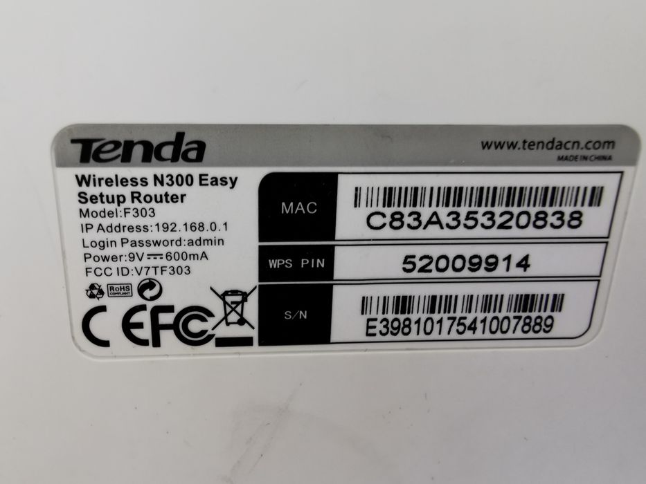 Рутер Tenda