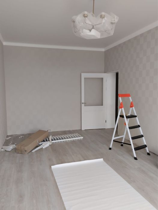 Поклеика обоев качественно