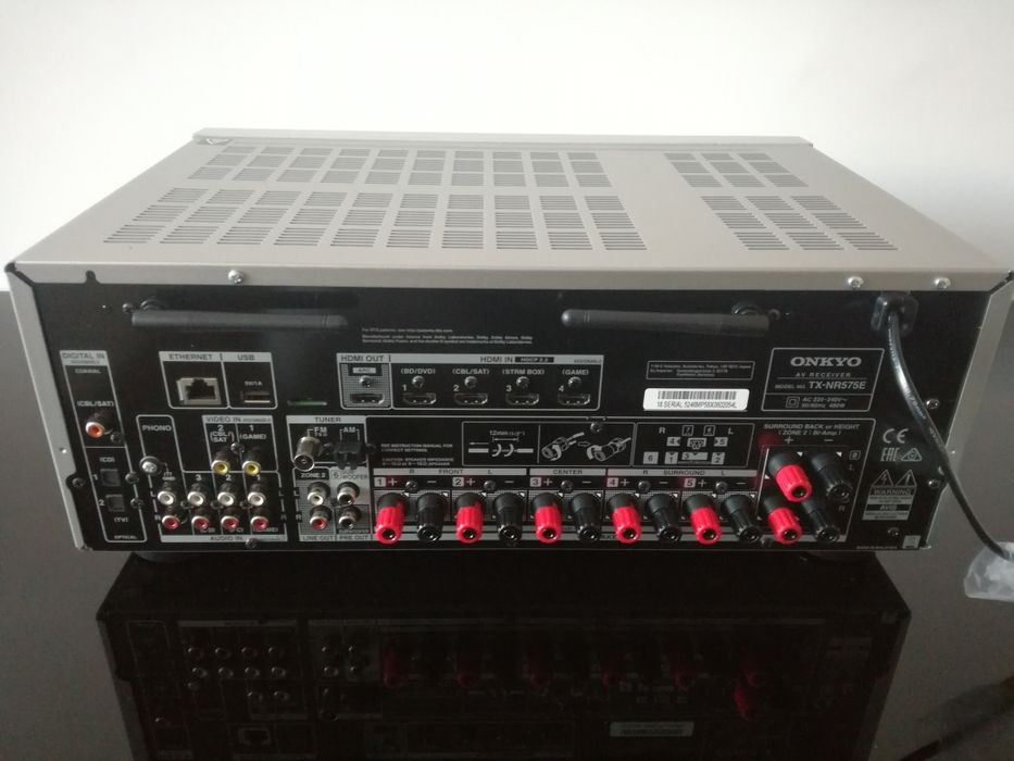 Тонколони JAMO S-606 Dark Apple 7.1 Sub Jamo550 Усилвател Onkyo TX-NR575E Dolby Atmos 
DTS:X