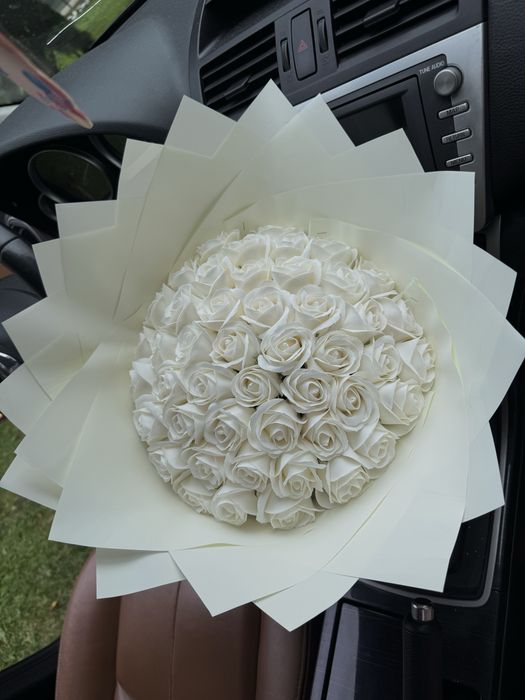 Buchet de flori din sapun