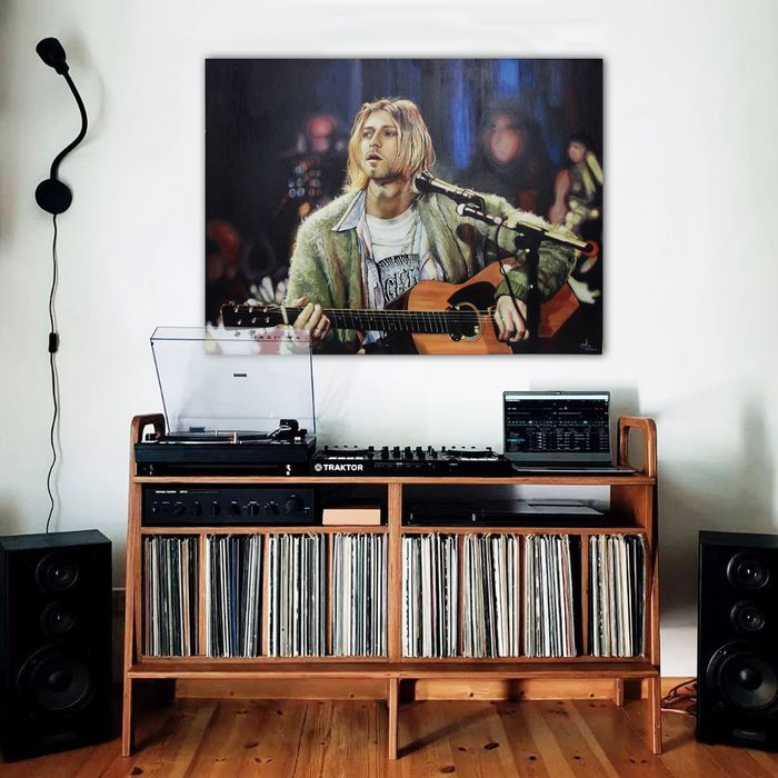 Картина. Портрет Курта Кобейна