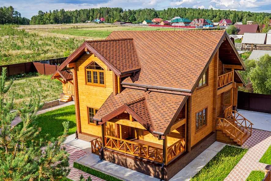 Крыша Гибкая черепица ТЕХНОНИКОЛЬ кровля