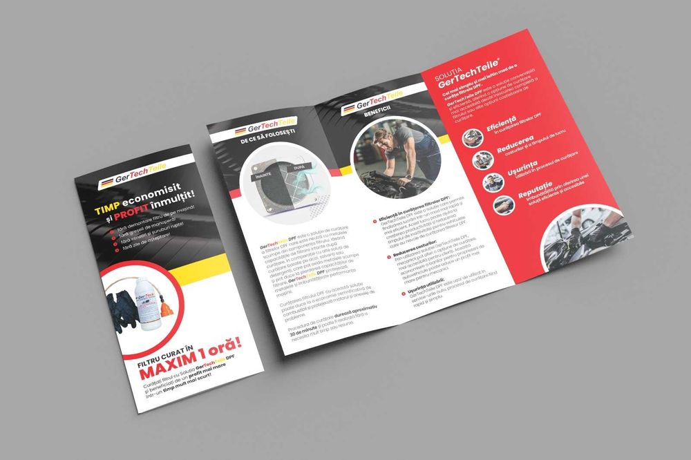 Solutie profesionala curatare filtru particule GerTechTeile DPF 1000ml