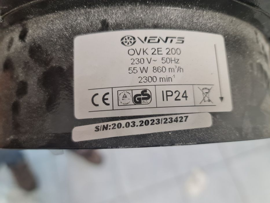 Ventilator axial Vents.55W 800mc