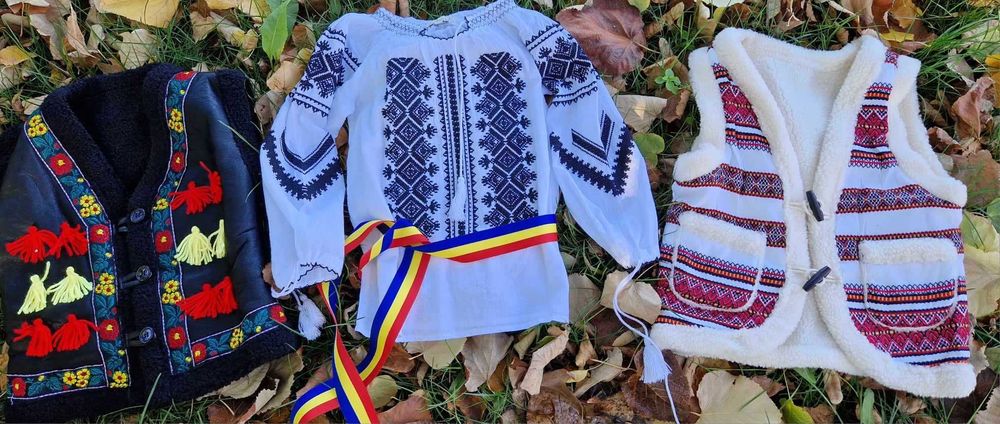 IE COPII camasa FETE (costum national popular traditional VESTA BRAU)