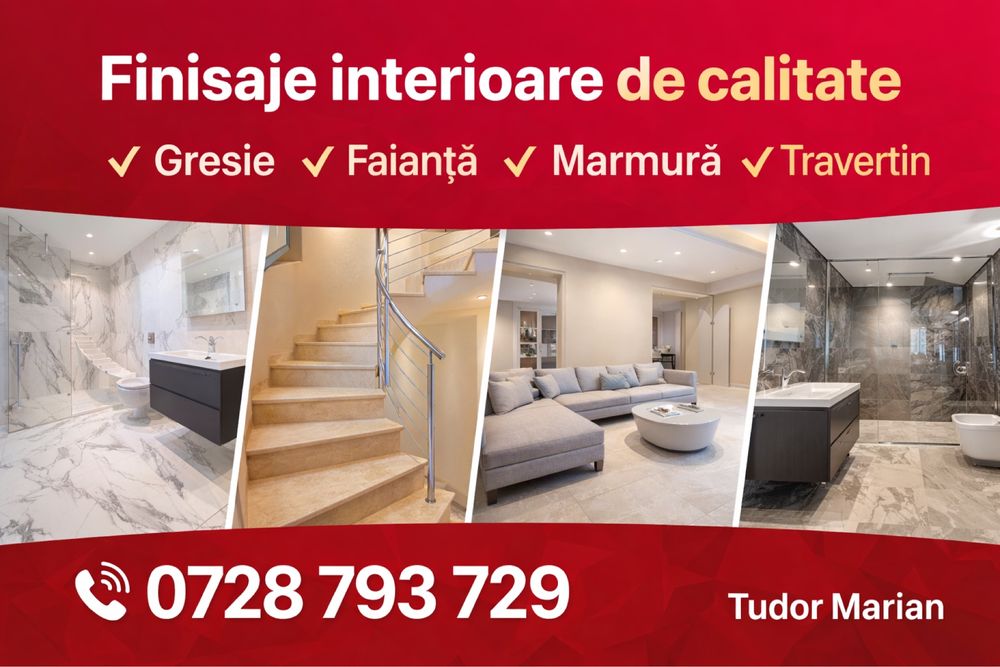 Montaj mocheta. Montam gresie ,faianta ,travertin,trepte, granit.