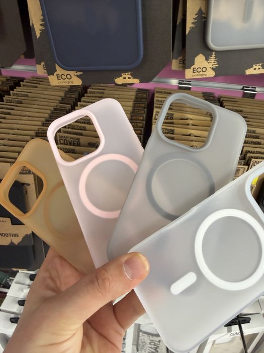 iPhone 16 Pro,iPhone 16 Pro Max матиран силикон с MAGSAFE