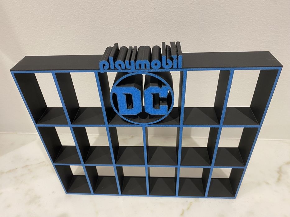 3D принтирана поставка за Kinder Joy / Playmobil фигурки – DC