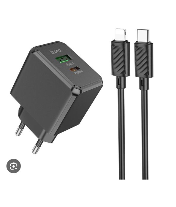 Iphone Incarcator 2 IN 1 Adaptor Priza + Cablu Fast Charger 20W