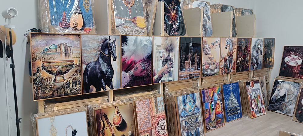 Әртүрлі тақырыптағы картиналар