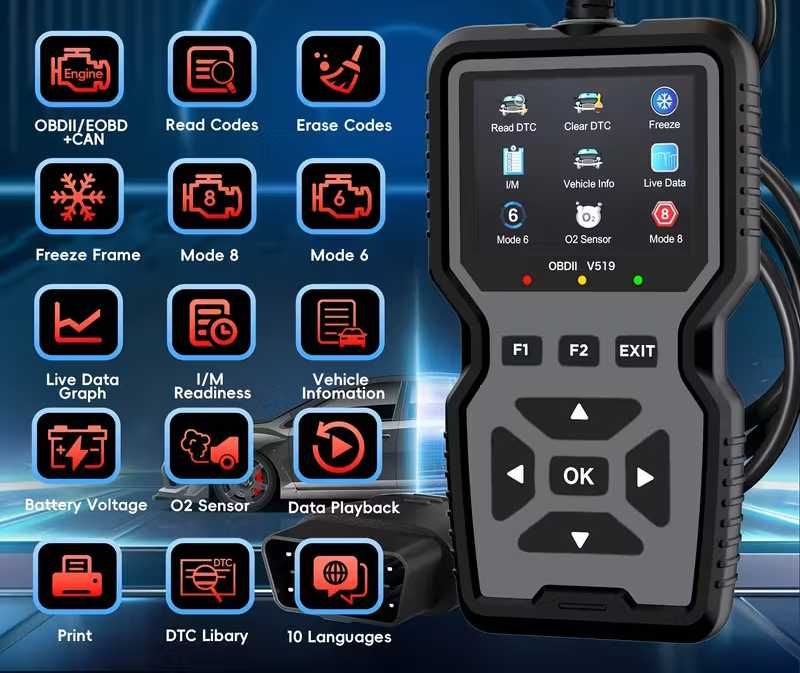 Vând Scaner OBD2 - LCD