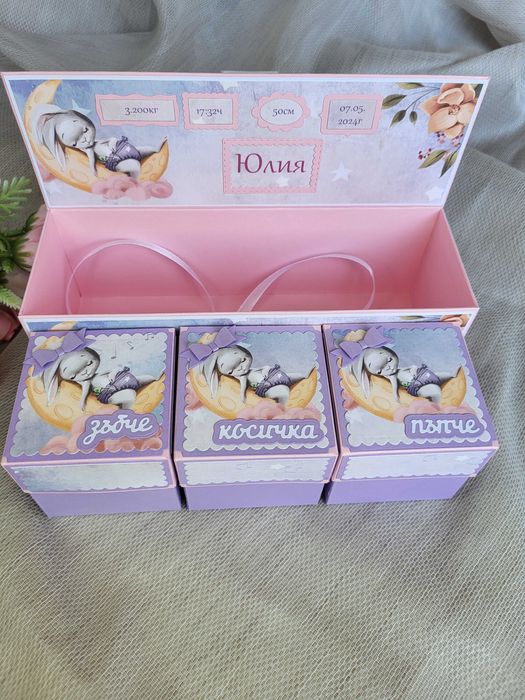 Кутия за бебешки съкровища.