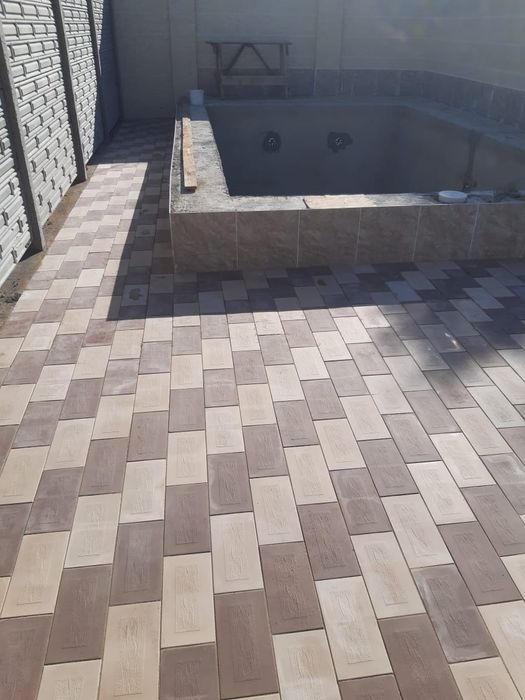 Укладка брусчатка