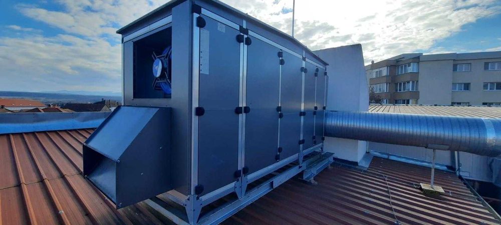 Ventilatii industriale, rooftop CTA, exhaustare, recuperare de caldura