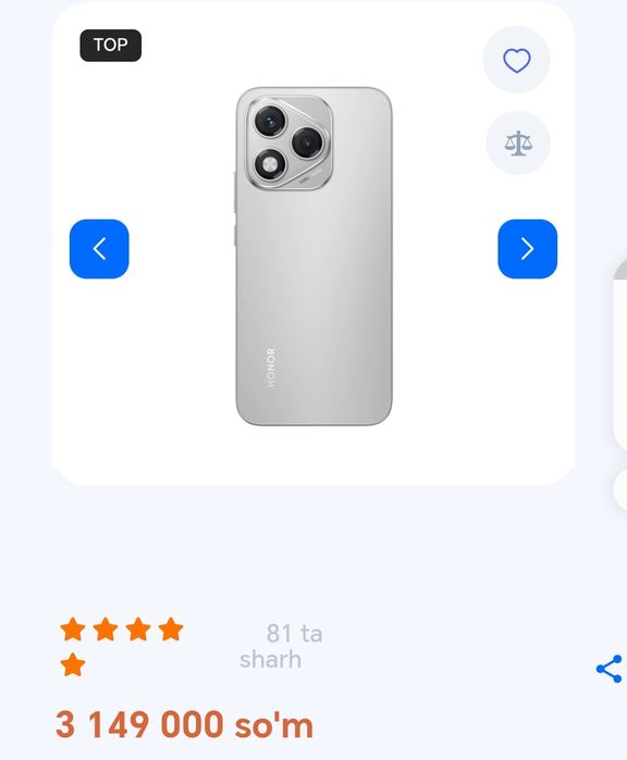 Smartfon Honor 400 lite