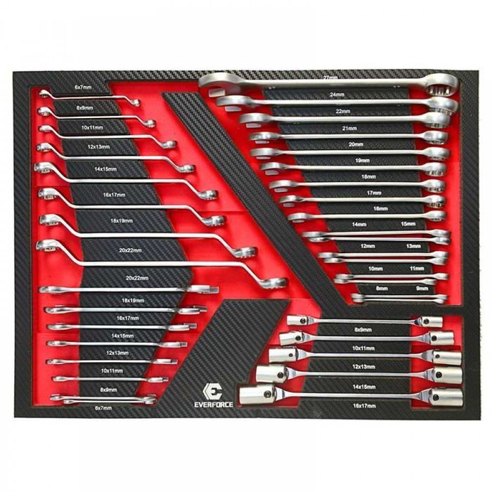 Професионален шкаф  7 чекмеджета – пълни с инструменти EverForce