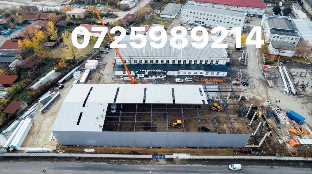 Hale metalice la cheie din HEA IPE sau ferme zebrelite