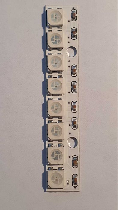 WS2812 Led strip, 8bit, Ring: 8,16,24,32 bit, matrix: 8x8, 8x32, 16x16