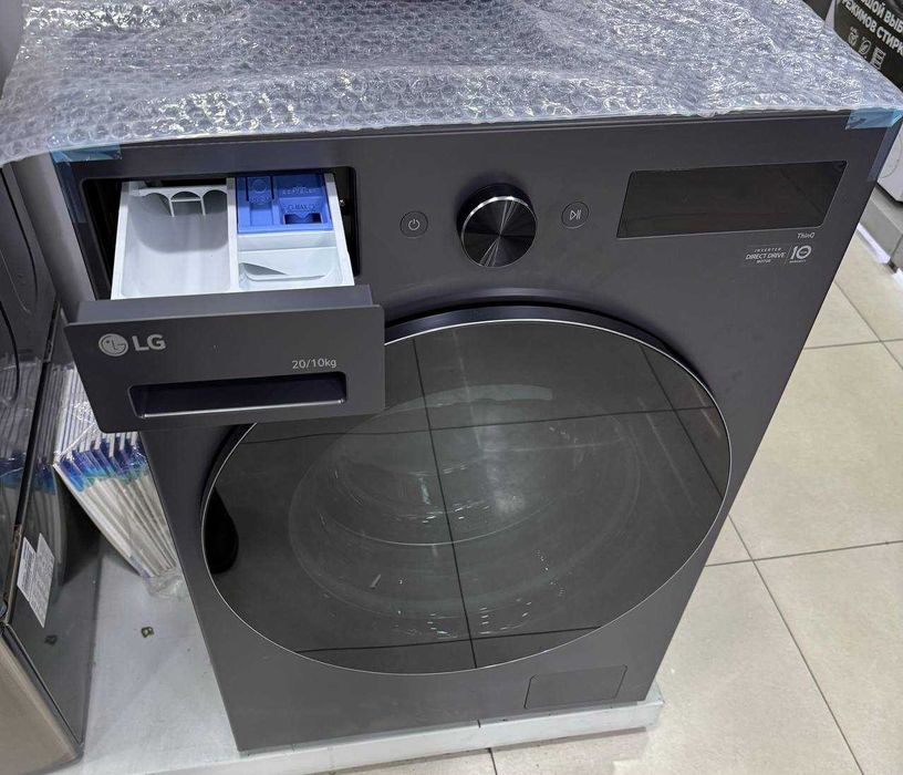 Стирально-сушильная машина LG 20/10 кг F0Z8DRP24 AI DD Steam TurboWash