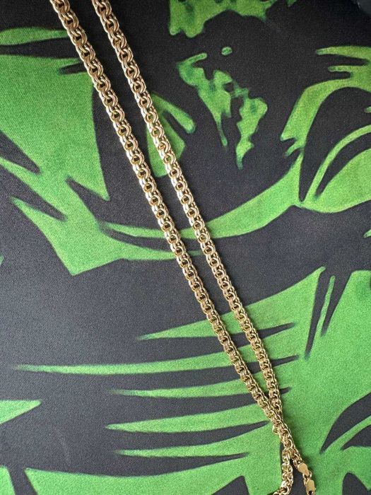 Продавам златно синджирче проба 585  плетка двойно арабски Бисмарк 30g