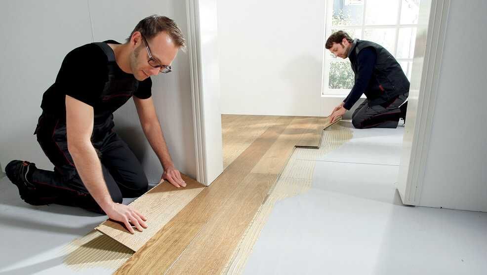 Укладка ламинат с гарантией