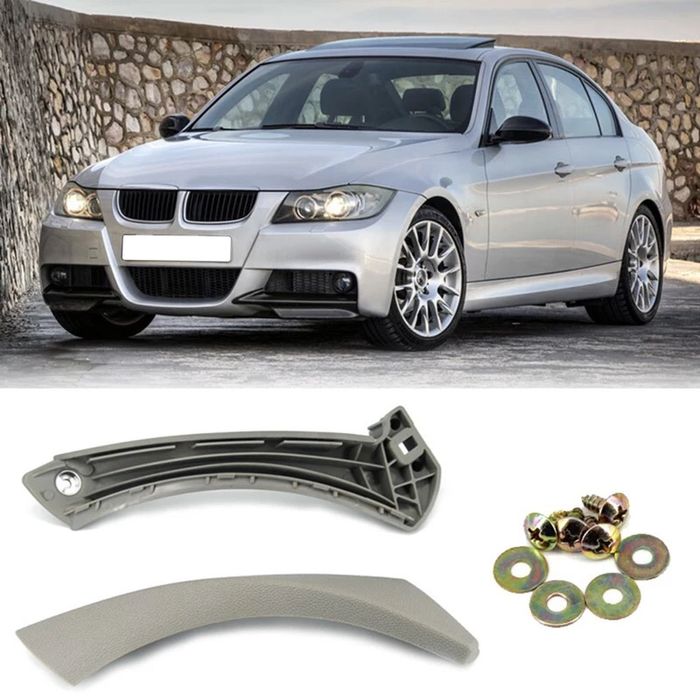 Maner usa pasager drepta interior gri crem Bmw Seria 3 E90 E91 E92 E92