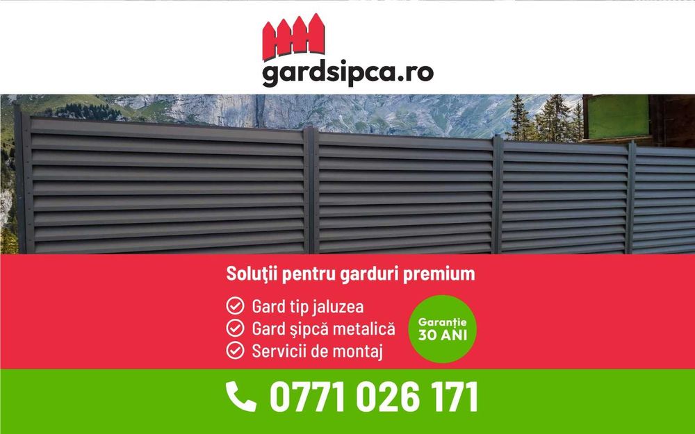 Jaluzea metalica tip Z, sipca uluce grosime 0.5 si 0.6
