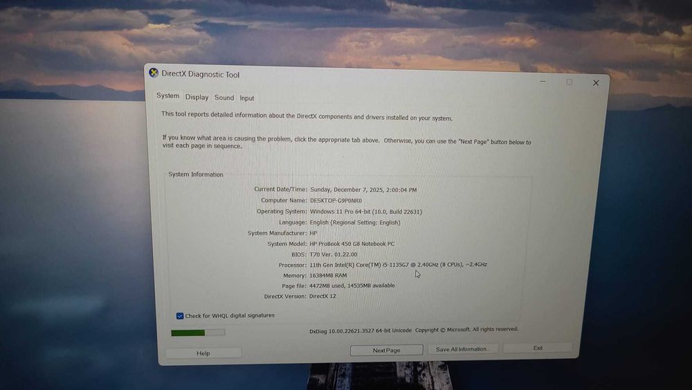 Laptop Business  HP EliteBook 450 G8 , i5-1135G7 , tastatura luminata