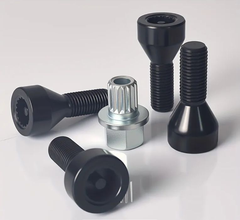 Комплект Секретни Болтове за Джанти M12 x 1.5 (5 части) за BMW Серии 1, 3, 5, 6