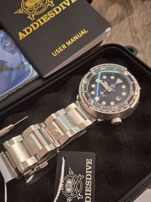 Чисто нов diver механичен часовник Addiesdive