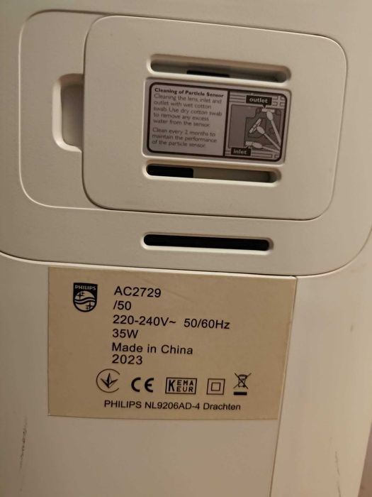 2 в 1 Пречиствател и овлажнител за въздух Philips AC2729/50