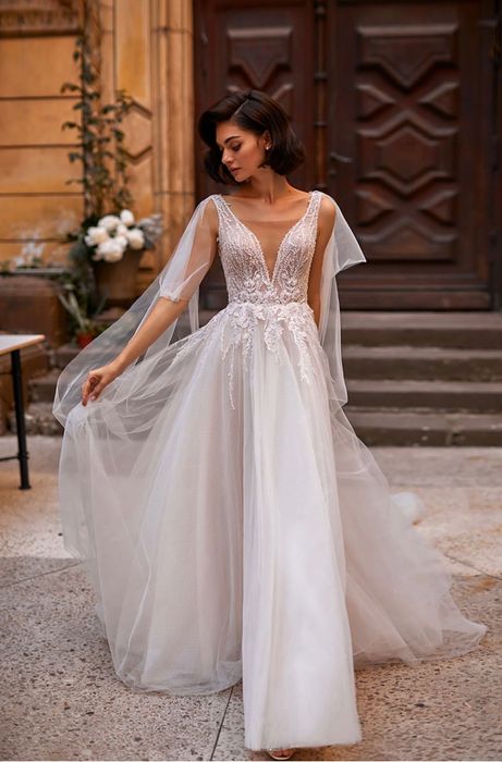 Италианска булчинска рокля Daria Karlozi XS/S