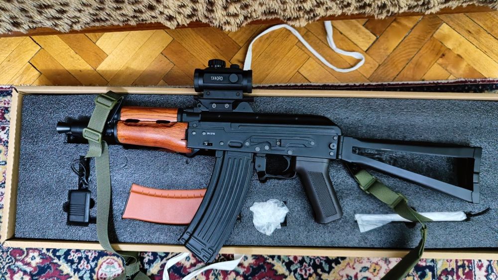 Airsoft Еърсофт реплика CYMA CM.045A (AKS-74U) - пълен комплект
