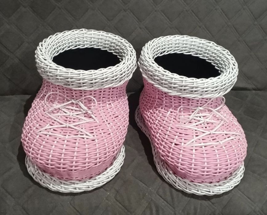 Кашпо из ротанга