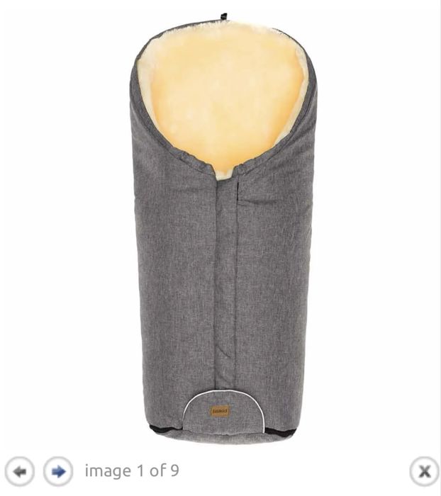 Зимно чувалче за детска количка с овча кожа Fillikid Tacama