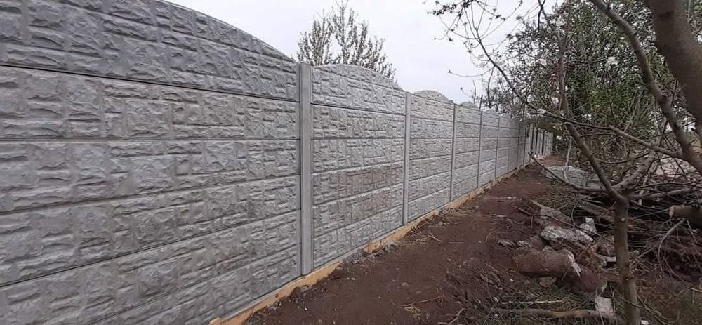 Montaj Garduri din placi de beton