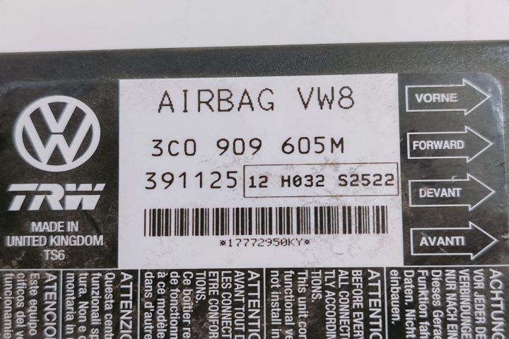 Calculator airbag  3C0909605M Volkswagen VW Passat B6